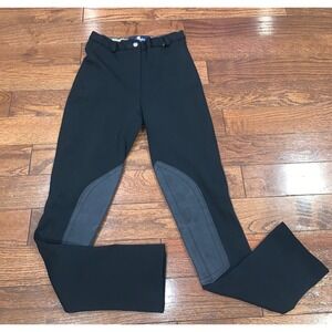 Miller's Black Riding Pants Women's Size 26 Equestrian Jodhpur Stretch